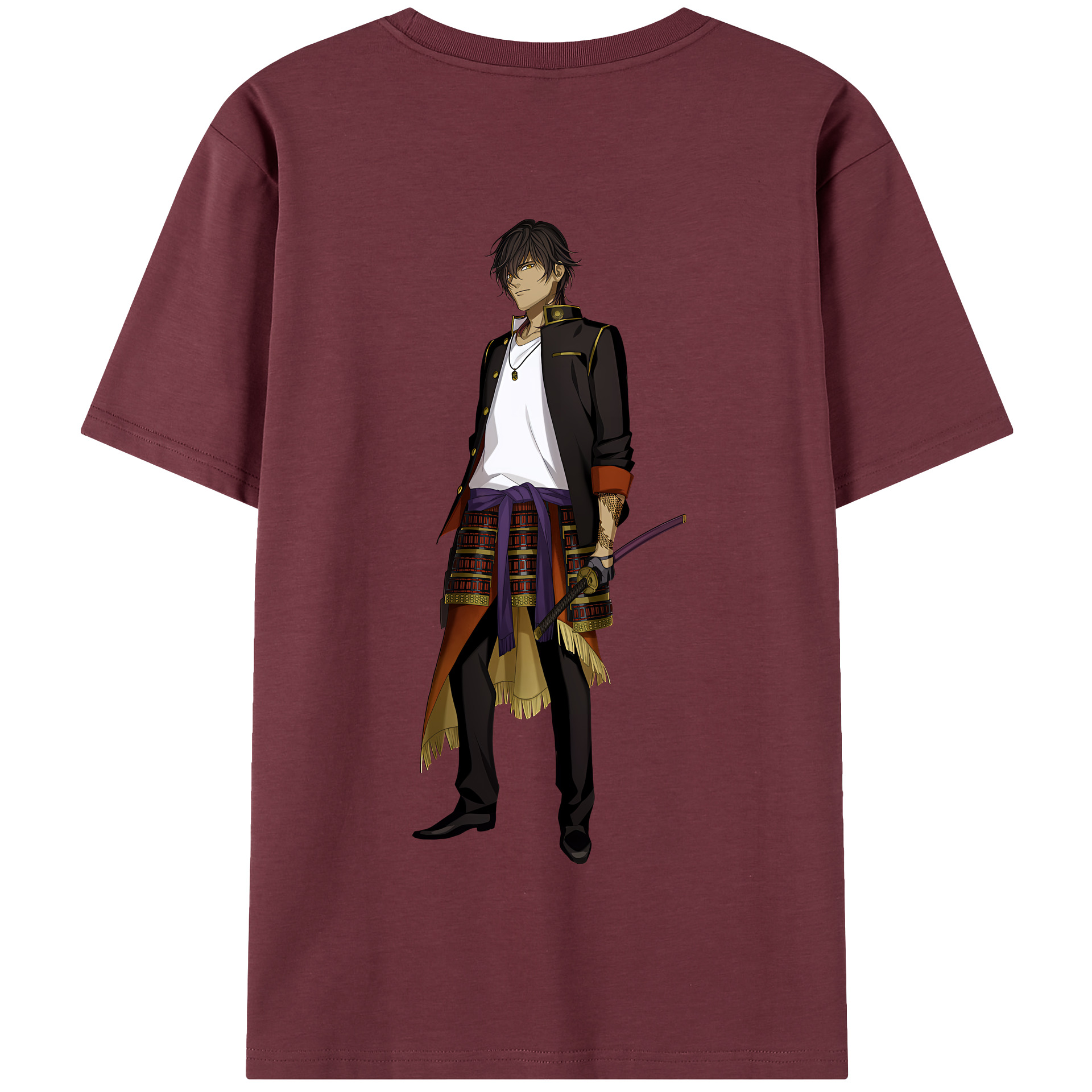 （画像用） 刀剣乱舞 Touken Ranbu 綿100％半袖Tシャツ（背面プリント）
